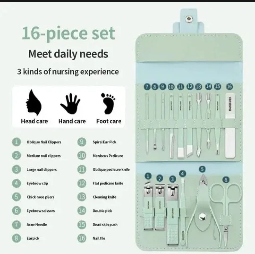 Manicure nailcutter set